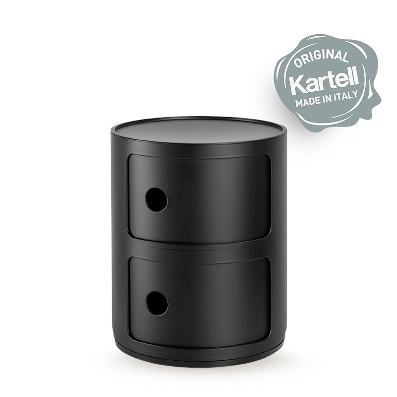 Componibili MAT 2 elementos Negro, Kartell